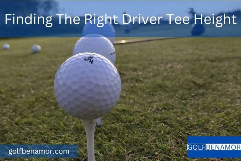 Finding The Right Driver Tee Height